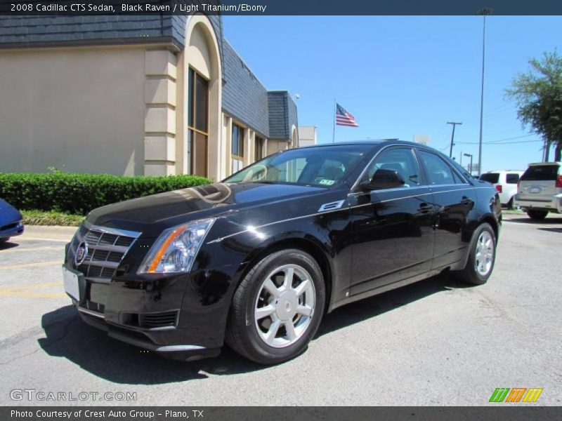 Black Raven / Light Titanium/Ebony 2008 Cadillac CTS Sedan
