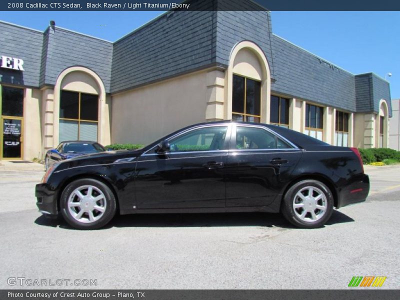 Black Raven / Light Titanium/Ebony 2008 Cadillac CTS Sedan