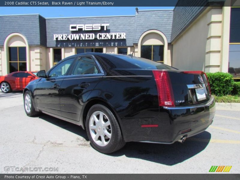 Black Raven / Light Titanium/Ebony 2008 Cadillac CTS Sedan