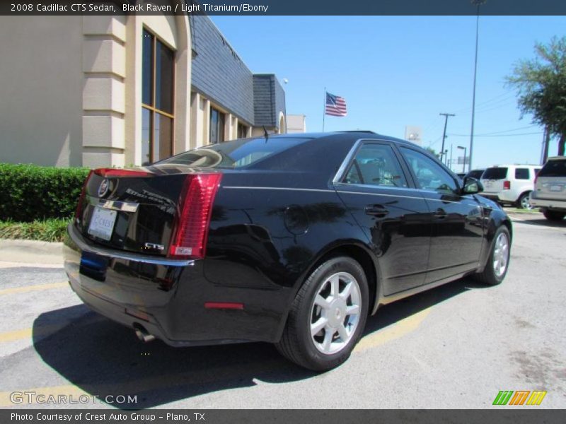 Black Raven / Light Titanium/Ebony 2008 Cadillac CTS Sedan