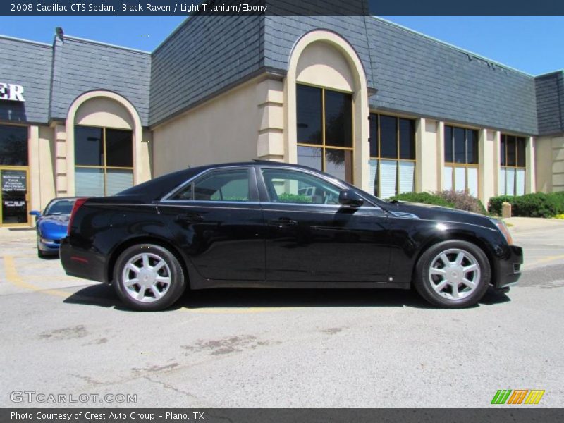 Black Raven / Light Titanium/Ebony 2008 Cadillac CTS Sedan