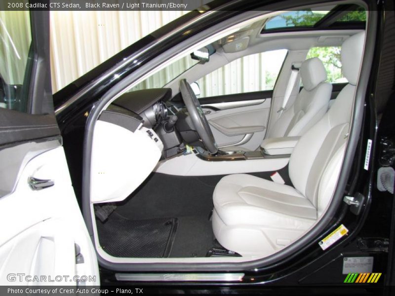 Black Raven / Light Titanium/Ebony 2008 Cadillac CTS Sedan