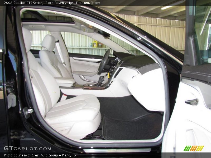 Black Raven / Light Titanium/Ebony 2008 Cadillac CTS Sedan
