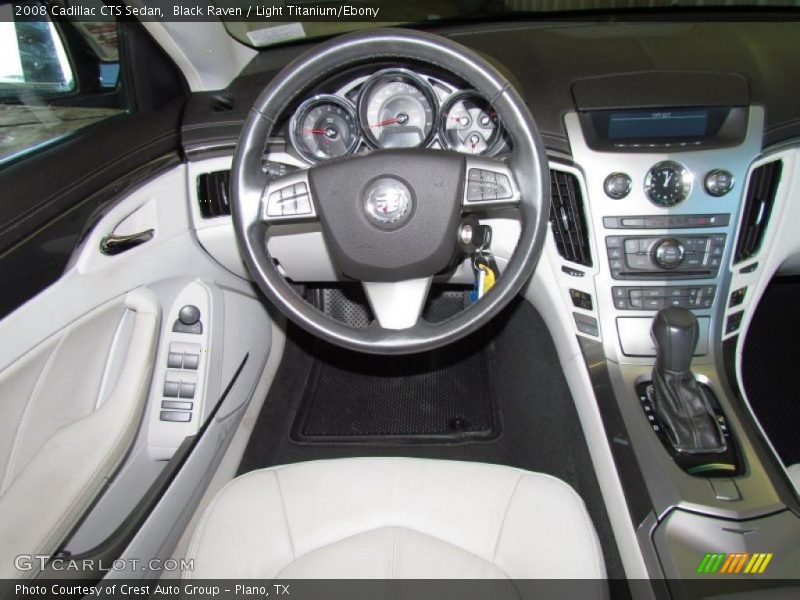 Black Raven / Light Titanium/Ebony 2008 Cadillac CTS Sedan