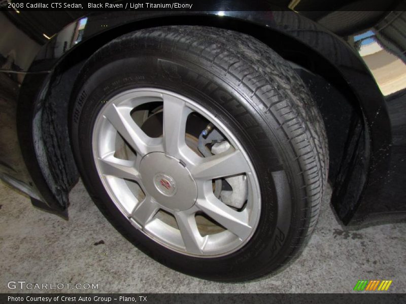 Black Raven / Light Titanium/Ebony 2008 Cadillac CTS Sedan