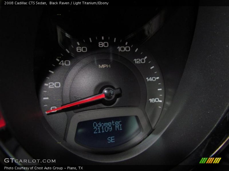 Black Raven / Light Titanium/Ebony 2008 Cadillac CTS Sedan