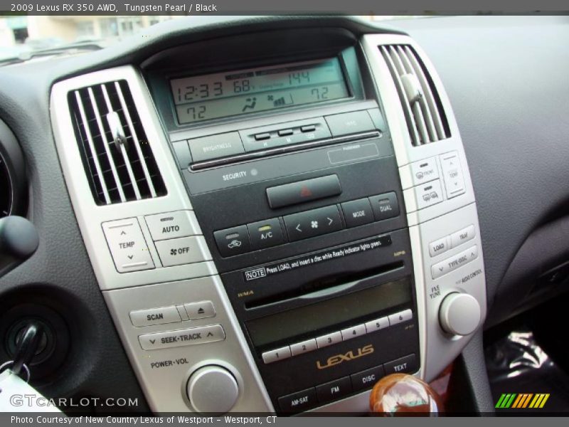 Tungsten Pearl / Black 2009 Lexus RX 350 AWD