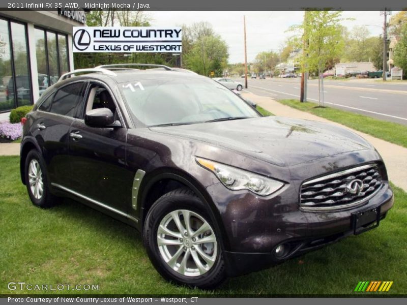 Midnight Mocha / Java 2011 Infiniti FX 35 AWD