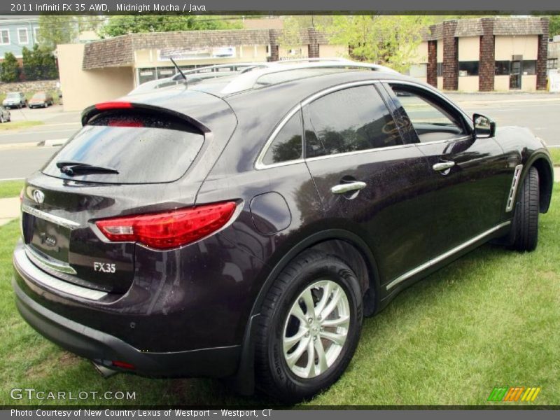 Midnight Mocha / Java 2011 Infiniti FX 35 AWD