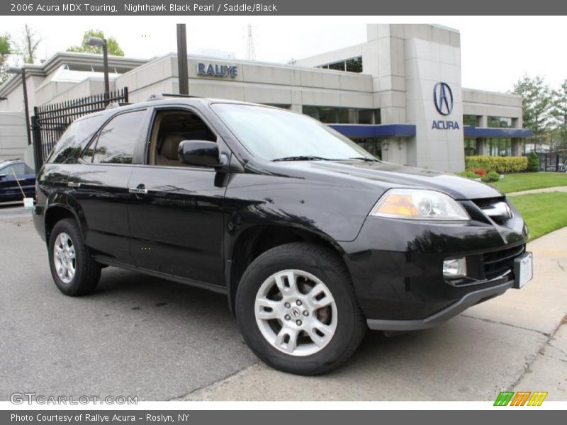 Nighthawk Black Pearl / Saddle/Black 2006 Acura MDX Touring