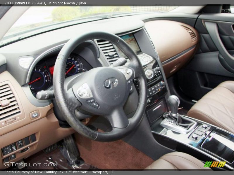  2011 FX 35 AWD Java Interior