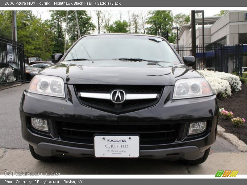 Nighthawk Black Pearl / Saddle/Black 2006 Acura MDX Touring