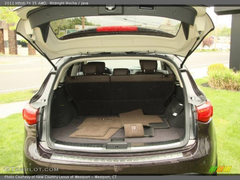 Midnight Mocha / Java 2011 Infiniti FX 35 AWD