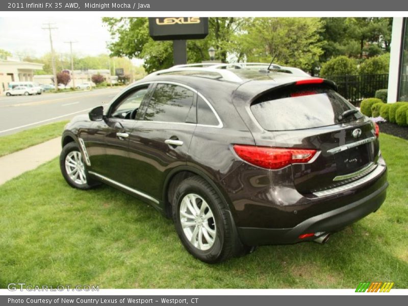 Midnight Mocha / Java 2011 Infiniti FX 35 AWD