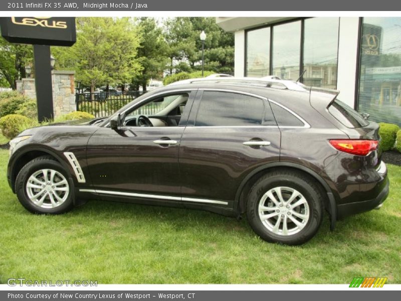 Midnight Mocha / Java 2011 Infiniti FX 35 AWD
