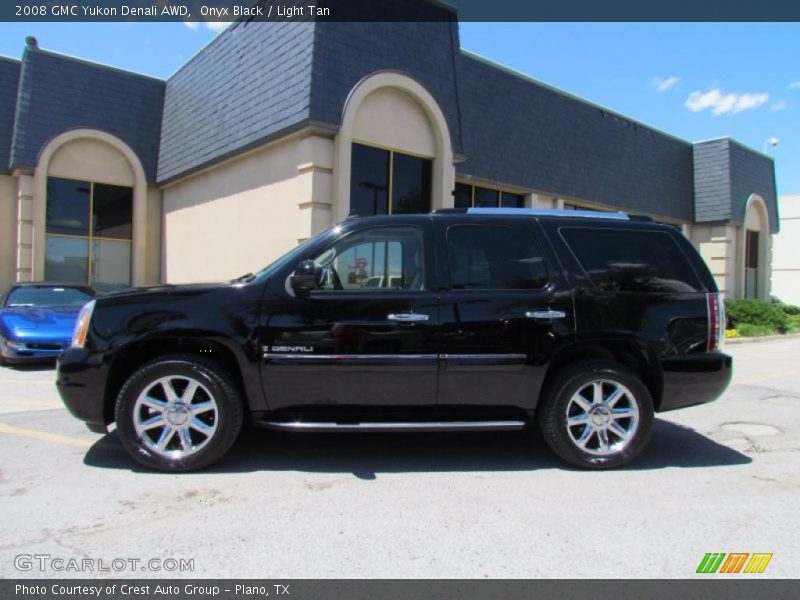 Onyx Black / Light Tan 2008 GMC Yukon Denali AWD