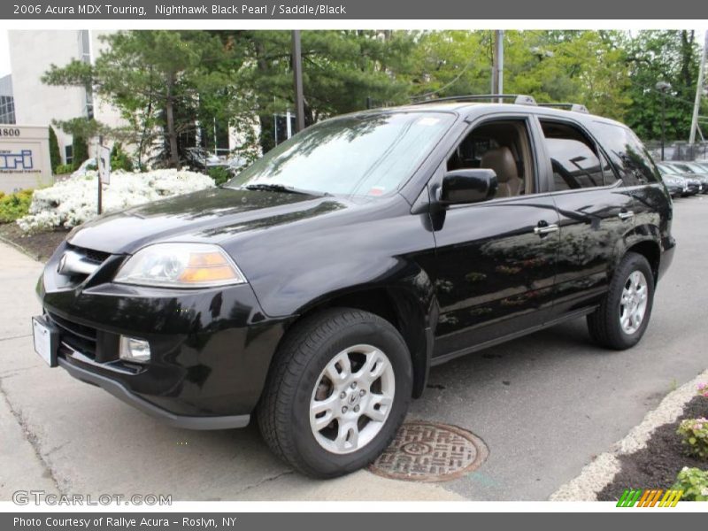 Nighthawk Black Pearl / Saddle/Black 2006 Acura MDX Touring