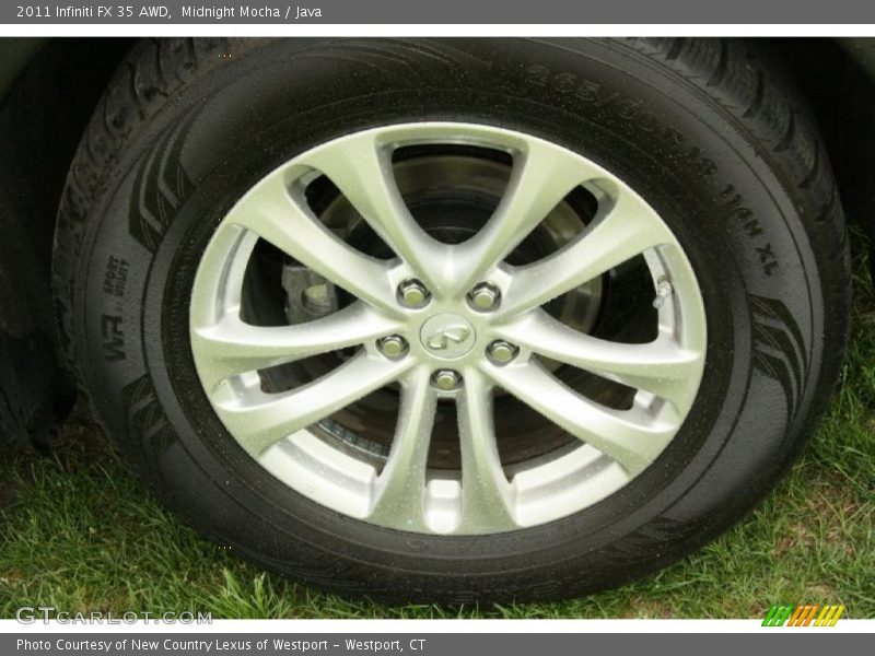Midnight Mocha / Java 2011 Infiniti FX 35 AWD