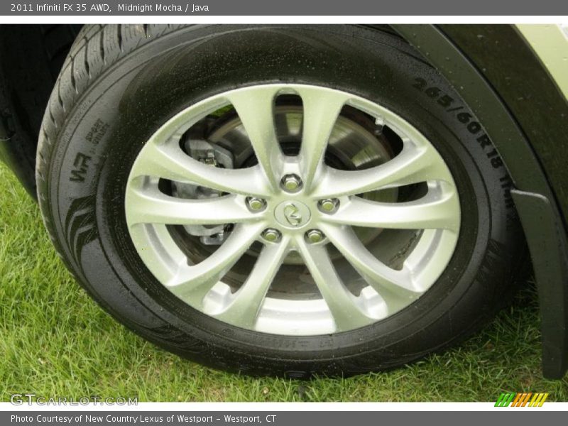 Midnight Mocha / Java 2011 Infiniti FX 35 AWD