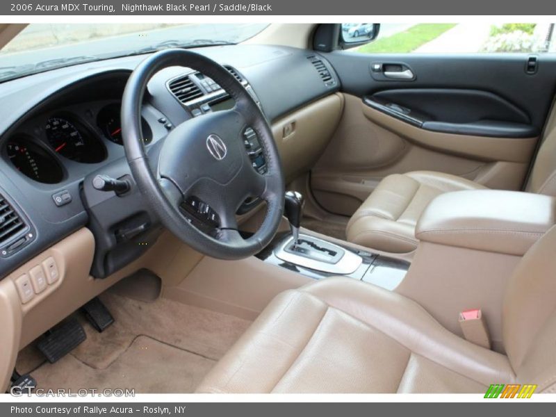 Nighthawk Black Pearl / Saddle/Black 2006 Acura MDX Touring