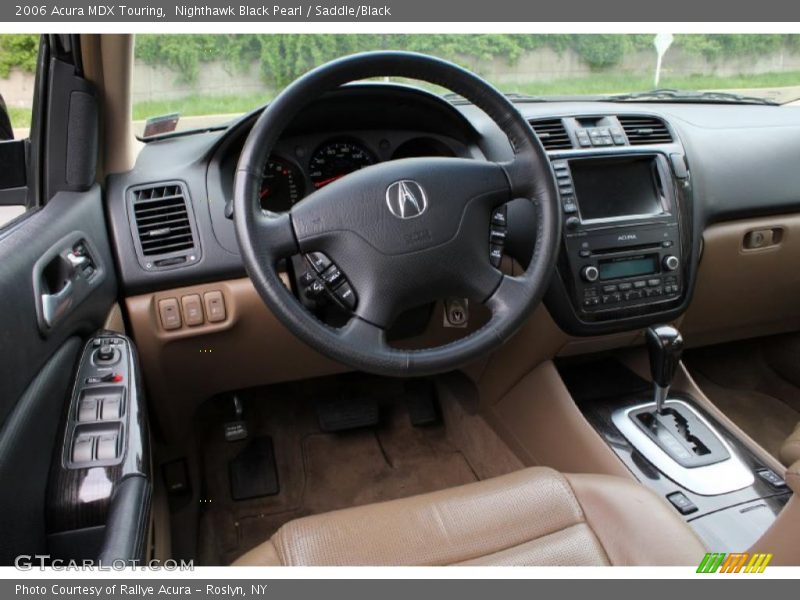 Nighthawk Black Pearl / Saddle/Black 2006 Acura MDX Touring