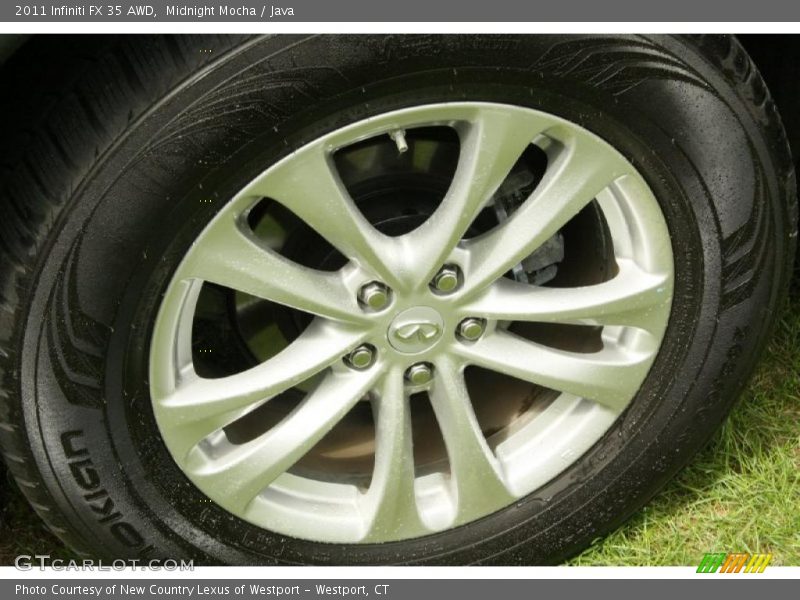 Midnight Mocha / Java 2011 Infiniti FX 35 AWD