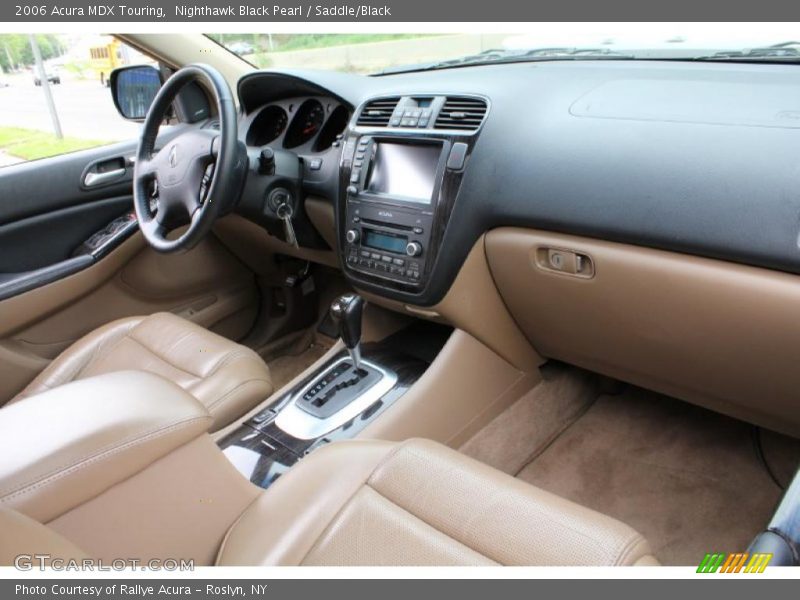 Nighthawk Black Pearl / Saddle/Black 2006 Acura MDX Touring