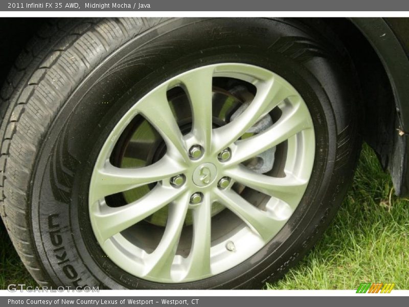 Midnight Mocha / Java 2011 Infiniti FX 35 AWD
