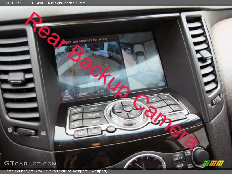 Midnight Mocha / Java 2011 Infiniti FX 35 AWD