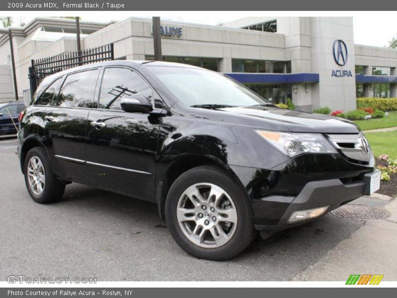 Formal Black / Taupe 2009 Acura MDX