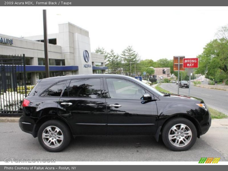 Formal Black / Taupe 2009 Acura MDX