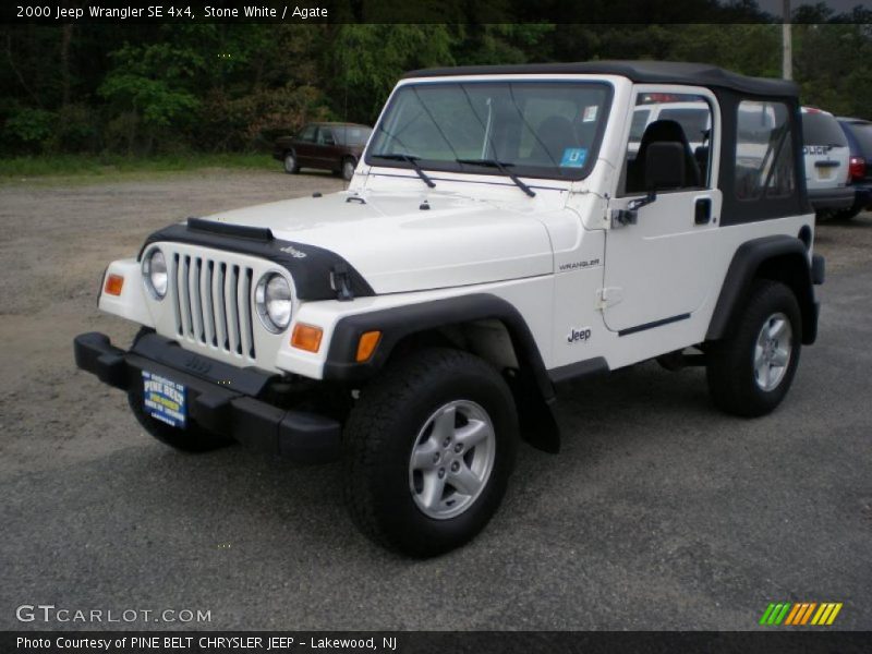 Stone White / Agate 2000 Jeep Wrangler SE 4x4