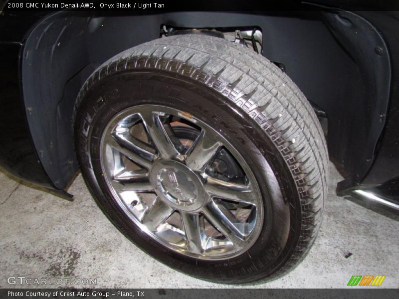 Onyx Black / Light Tan 2008 GMC Yukon Denali AWD