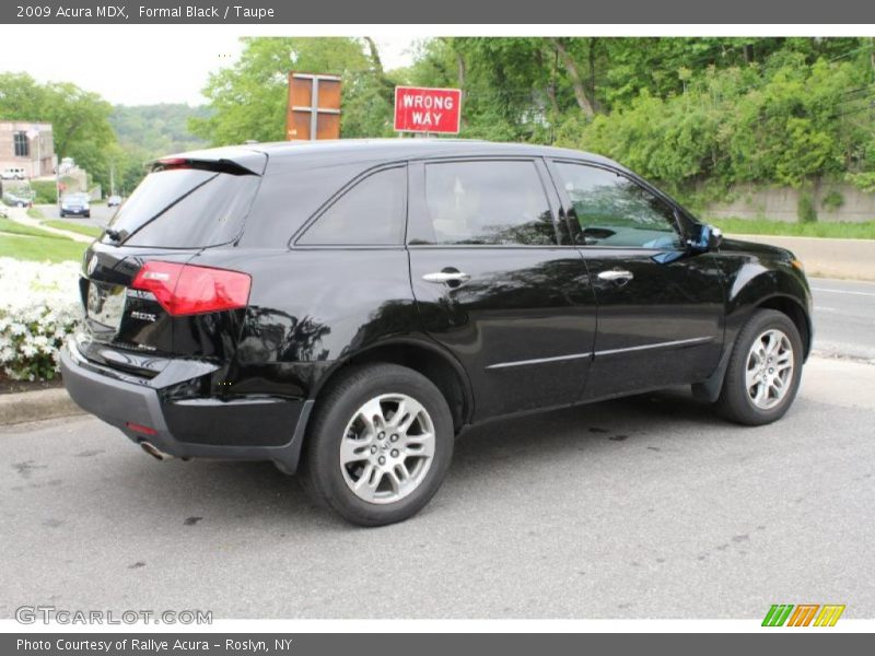 Formal Black / Taupe 2009 Acura MDX