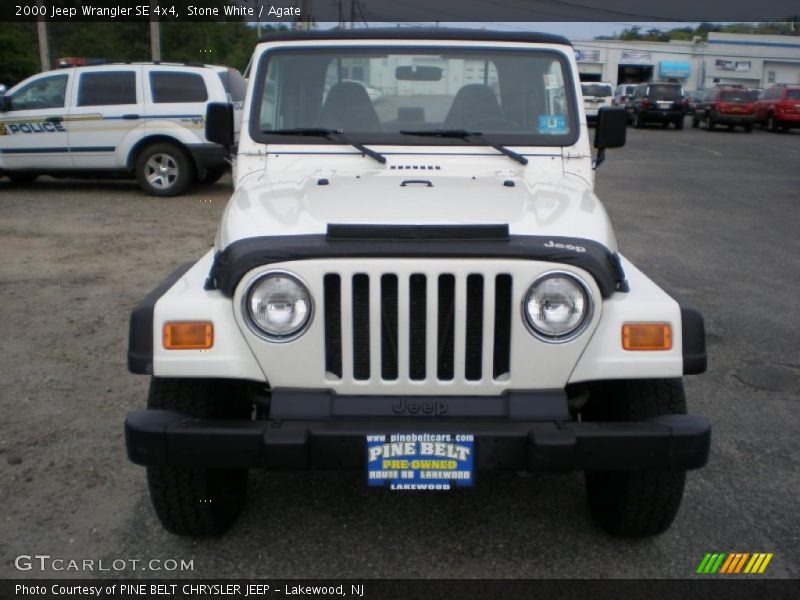 Stone White / Agate 2000 Jeep Wrangler SE 4x4