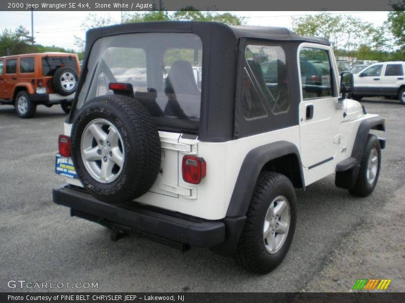 Stone White / Agate 2000 Jeep Wrangler SE 4x4
