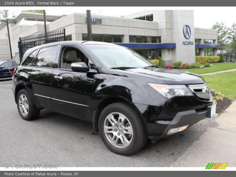 Formal Black / Taupe 2009 Acura MDX