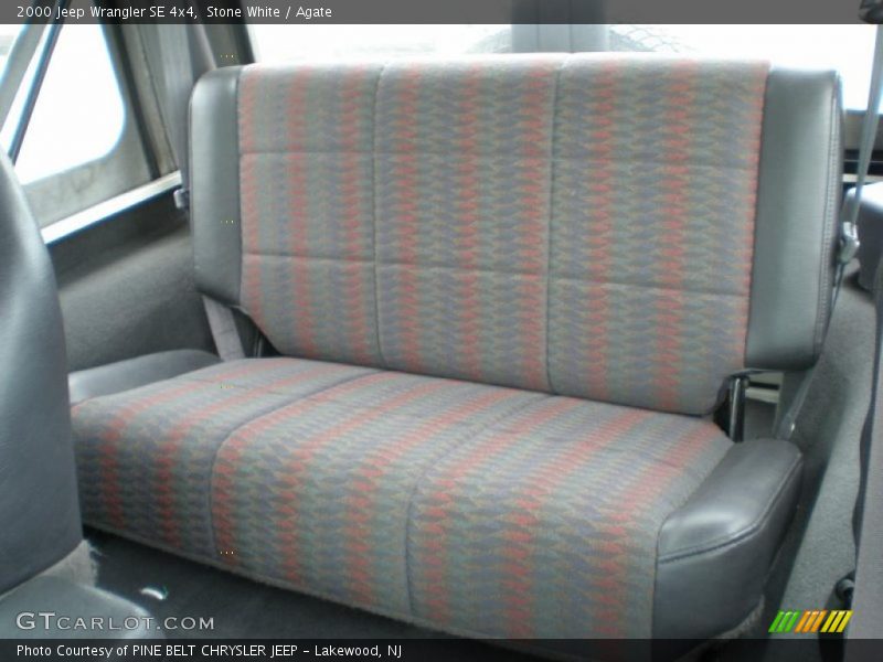  2000 Wrangler SE 4x4 Agate Interior