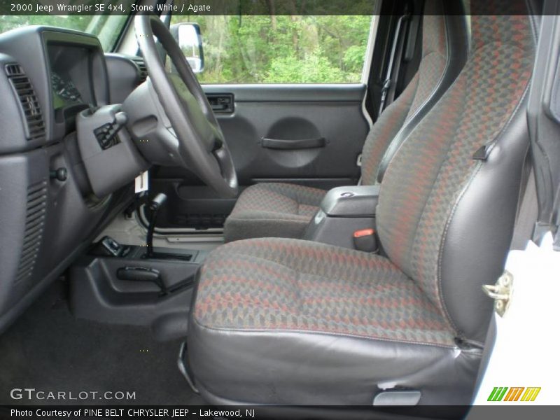  2000 Wrangler SE 4x4 Agate Interior
