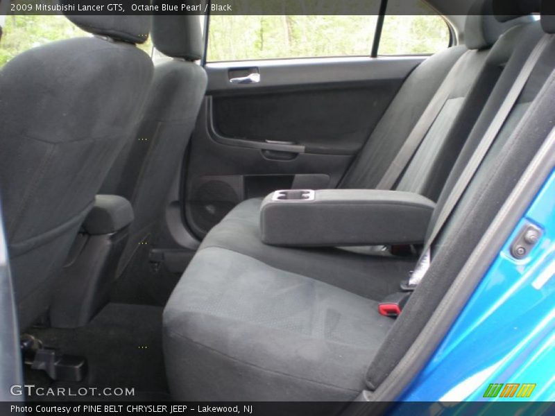 Octane Blue Pearl / Black 2009 Mitsubishi Lancer GTS