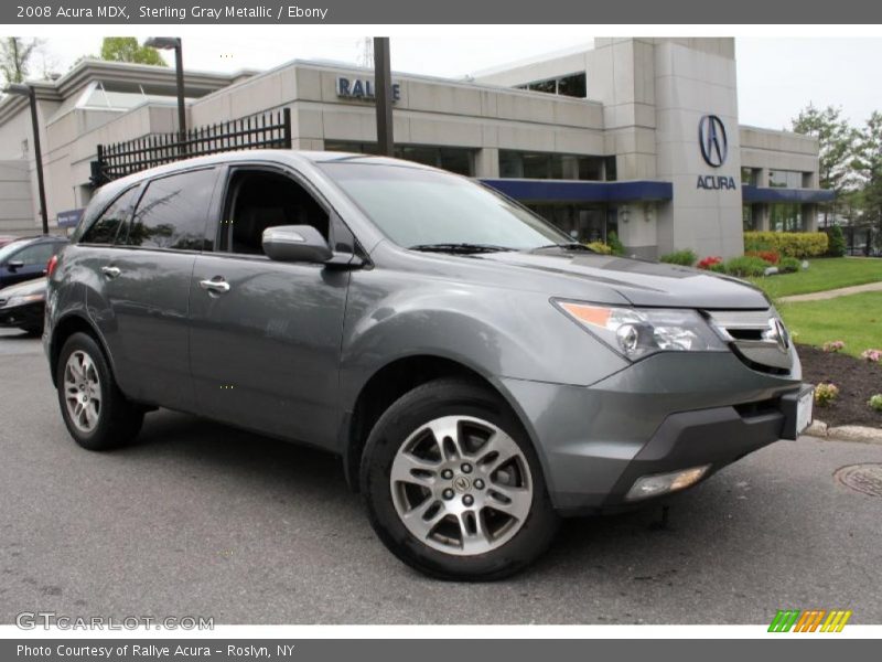 Sterling Gray Metallic / Ebony 2008 Acura MDX