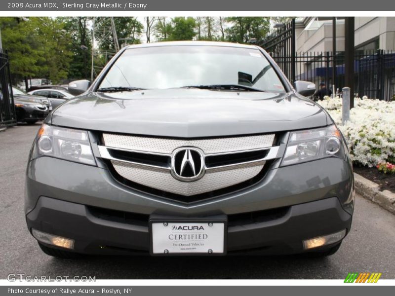 Sterling Gray Metallic / Ebony 2008 Acura MDX
