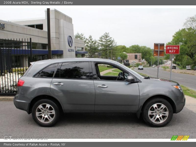 Sterling Gray Metallic / Ebony 2008 Acura MDX