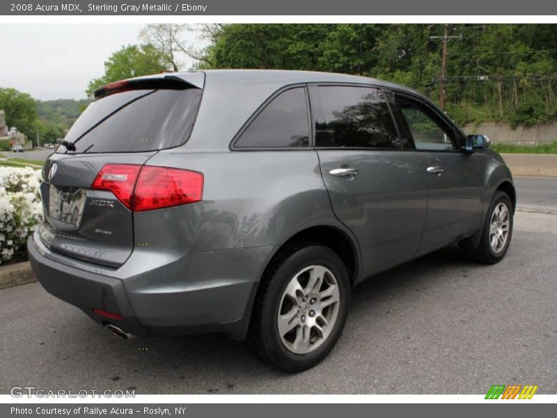 Sterling Gray Metallic / Ebony 2008 Acura MDX