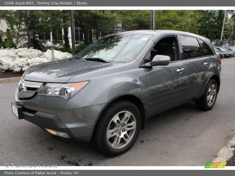 Sterling Gray Metallic / Ebony 2008 Acura MDX