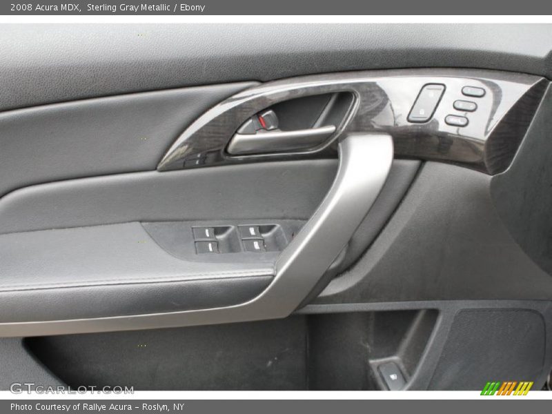 Sterling Gray Metallic / Ebony 2008 Acura MDX