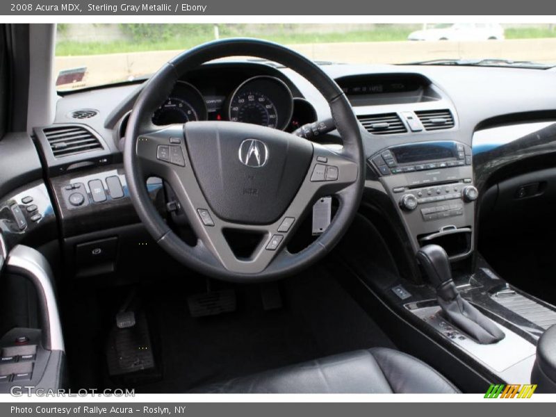 Sterling Gray Metallic / Ebony 2008 Acura MDX
