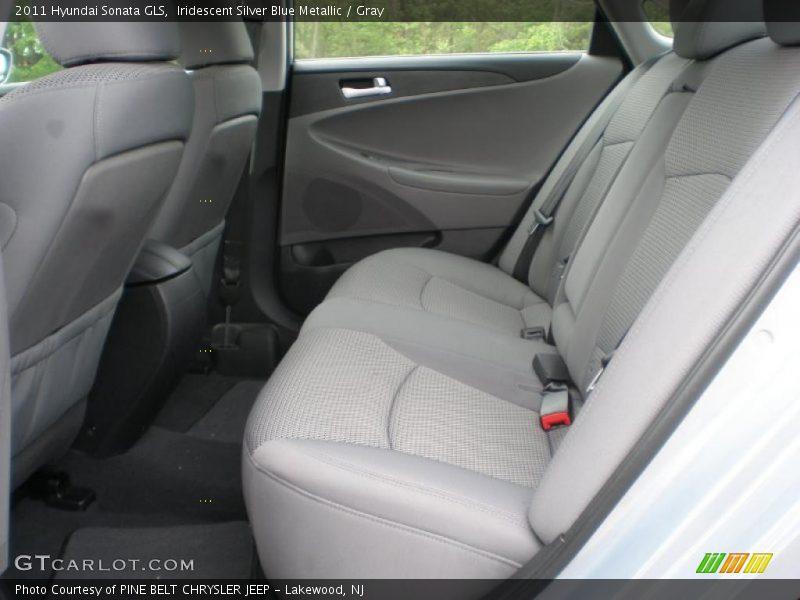 Iridescent Silver Blue Metallic / Gray 2011 Hyundai Sonata GLS