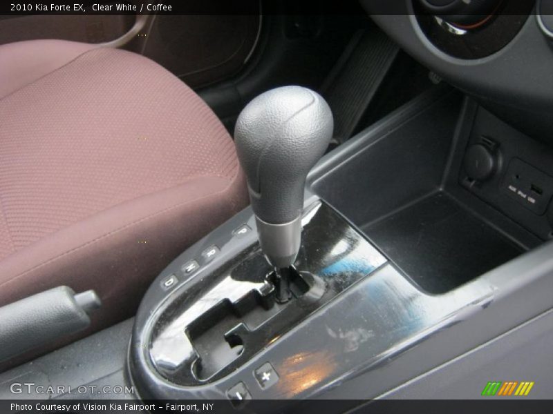 Clear White / Coffee 2010 Kia Forte EX