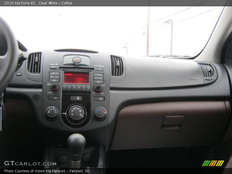 Clear White / Coffee 2010 Kia Forte EX